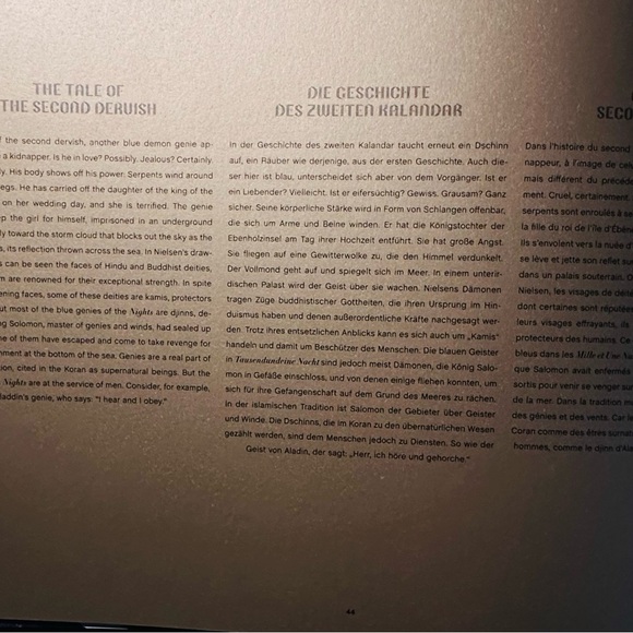 TASCHEN 1001 Nights Blue and Gold Special Edition Numbered 8XX of 5000 - Picture 16 of 16